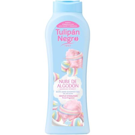 Tulipán Negro Nube De Algodón Gel De Baño Gel de baño y ducha perfumado para mujer