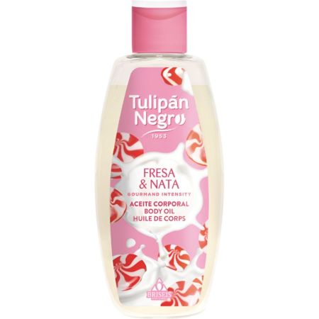 Tulipán Negro Fresa & Nata Aceite Corporal Aceite corporal perfumado para mujer 200 ml