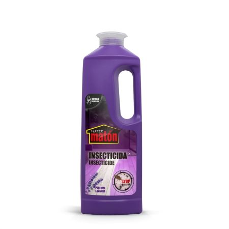 Vinfer Matón Insecticida Fregasuelos elimina cualquier tipo de insecto rastrero agradable aroma a lavanda 1000 ml