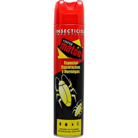 Vinfer Matón Especial Cucarachas Y Hormigas Insecticida para cucarachas y hormigas protege tu hogar sin pesticidas 600 ml