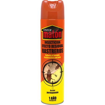 Vinfer Matón Insecticida Efecto Residual Rastreros Insecticida residual mata aleja y repele a todo tipo de insectos rastreros 600 ml