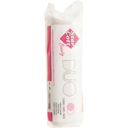 Star Cott Duo Discos Desmaquillantes Mini Discos desmaquillantes para limpieza y suavidad 70 uds