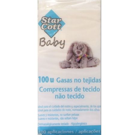 Star Cott Baby Gasas no tejidas   100 ud