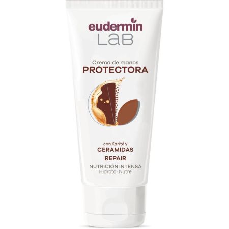 Eudermin Crema De Manos Protectora Crema de manos hidratante nutritiva y protectora con manteca de karité y glicerina