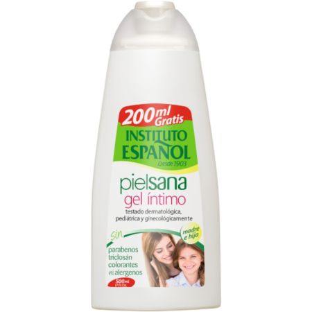 Instituto Español Piel Sana Gel Íntimo Gel de higiene íntima con activos antiirritantes que protegen y calman la piel 500 ml