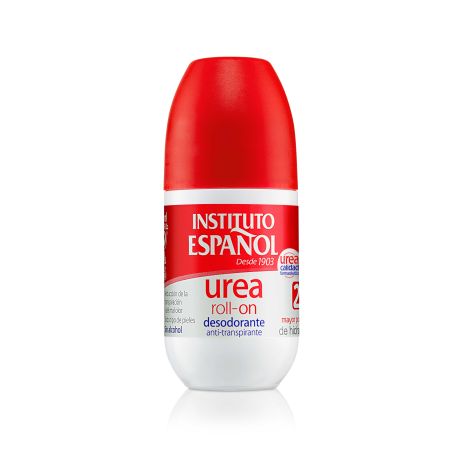 Instituto Español Urea Desodorante Roll-On Desodorante sin alcohol antitranspirante no irrita ofrece hidratación y suavidad 75 ml