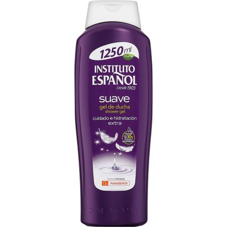 Instituto Español Suave Gel De Ducha Gel de ducha suave para cuidado e hidratación extra piel sedosa y suave 1250 ml