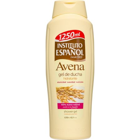 Instituto Español Avena Gel De Ducha Pack Ahorro Gel de ducha hidrata nutre y limpia profundamente ofreciendo elasticidad a diario 1250 ml