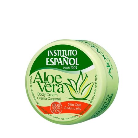 Instituto Español Aloe Vera Crema Corporal Crema corporal nutritiva previene o eliminaa pequeñas estrías y arrugas prematuras