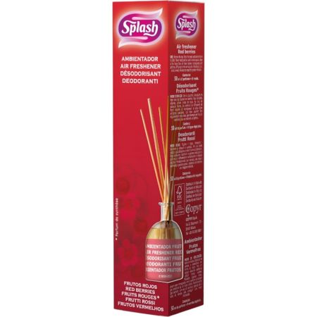 Splash Frutos Rojos Ambientador Ambientador mikado para hogar ambienta cualquier estancia con delicioso aroma 50 ml