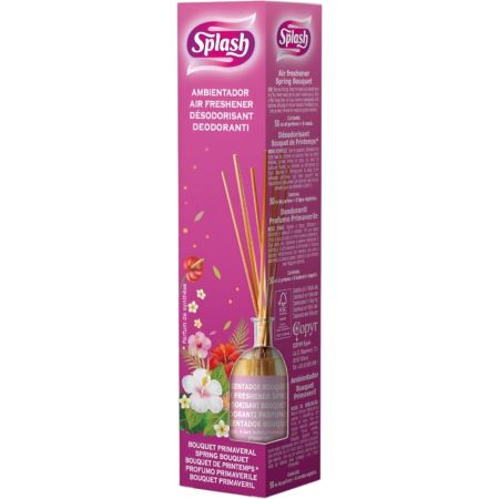 Splash Bouquet Primaveral Ambientador Ambientador mikado para hogar ambienta cualquier estancia con delicada nota floral 50 ml