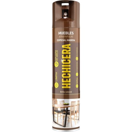 Hechicera Muebles Atrapapolvo Especial Madera Quitamanchas en seco no deja cerco 400 ml
