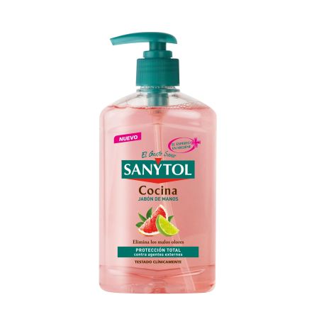 Sanytol Cocina Jabón De Manos Jabón de manos protector elimina los malos olores 250 ml