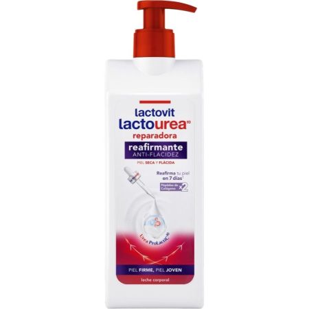 Lactovit Lactourea Reparadora Reafirmante Leche Corporal Leche corporal reafirmante antiflacidez repara para una piel más firme y joven en 7 días 400 ml
