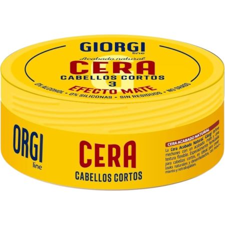 Giorgi Efecto Mate Cera Nº3 Cera capilar ayuda a definir mechones y a crear puntas con un acabado 100% natural y matificado 75 ml