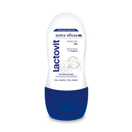 Lactovit Extra Eficaz Desodorante Roll-On Desodorante 0% alcohol antiirritaciones protección 48 horas 50 ml