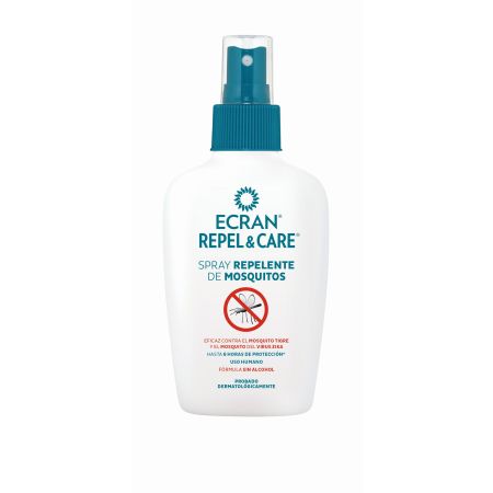 Ecran Spray Repelente De Mosquitos Repel & Care Repelente de mosquitos repara la piel tras la exposición al sol 100 ml