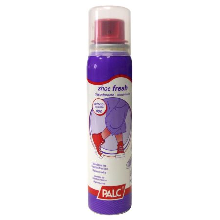 Palc Shoe Fresh Desodorante Spray Desodorante para calzado antiolor mantiene los zapatos frescos 48 horas 100 ml