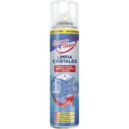Campos Eliseos Limpia Cristales Limpiacristales en espuma efecto antivaho antilluvia y antihuellas 400 ml