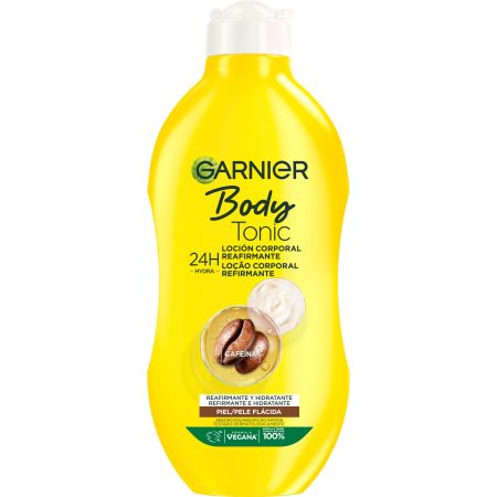 Garnier Body Tonic Leche Hidratante Reafirmante Loción corporal hidratante reafirmante tonifica la piel inmediatamente 400 ml