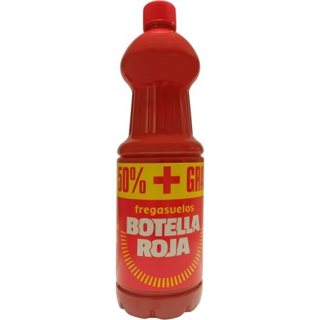Botella Roja Fregasuelos Formato Especial Fregasuelos limpia abrillanta y perfuma 1500 ml
