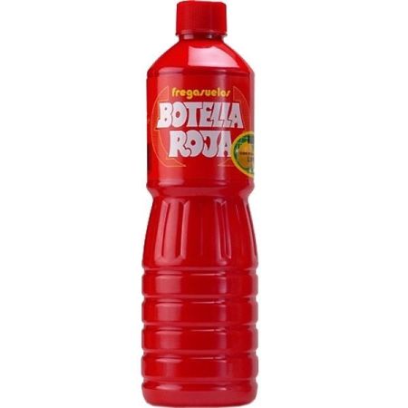 Botella Roja Fregasuelos Fregasuelos limpia abrillanta y perfuma 1000 ml