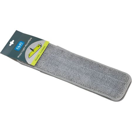 Pla Light Microfibra Mopa Recambio Mopa de microfibra de algodón y poliéster ideal para recogida óptima de agua y suciedad 40 cm 2 uds