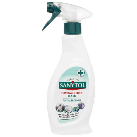 Sanytol Elimina Olores Textil Antialérgenos Desinfectante sin lejía elimina malos olores y bacterias de la ropa 500 ml
