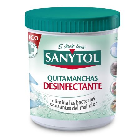 Sanytol Quitamanchas Desinfectante Quitamanchas desinfectante en polvo para lavadora elimina bacterias 450 gr