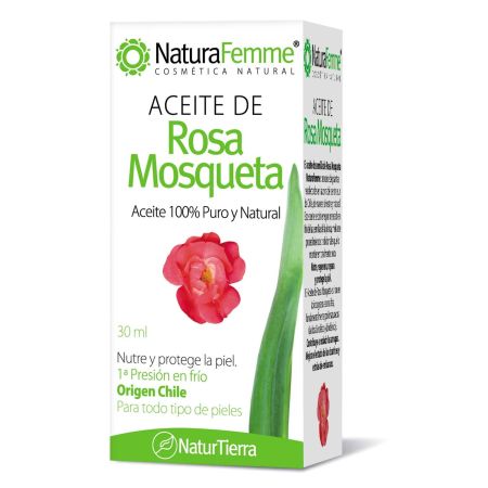 Naturafemme Aceite De Rosa Mosqueta Aceite de rosa mosqueta nutre y protege la piel 100% puro 30 ml