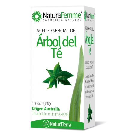 Naturafemme Aceite Esencial Del Árbol Del Té Aceite de árbol del té garantiza un contenido en principios activos 100% puro 30 ml