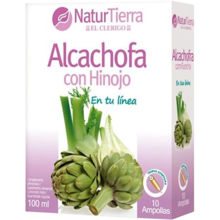 Naturtierra Complemento Alimenticio Alcachofa Con Hinojo Complemento alimenticio ayuda a una correcta digestión y a mantener un hígado sano 10 uds