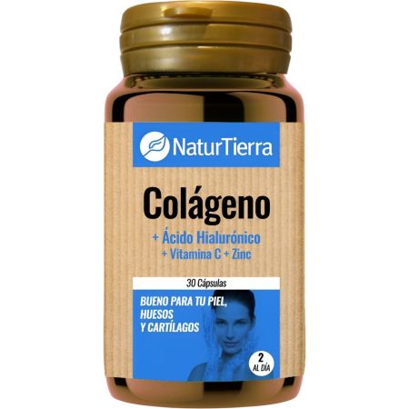 Naturtierra Colágeno Complemento Alimenticio Complemento alimenticio mantiene huesos y piel en condiciones normales 30 uds