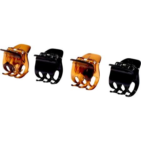 Beter Grapas Concha Y Negro Trendy Classics 3,5 Cm Pinzas para el cabello que puedes combinar con cualquier look 2 uds