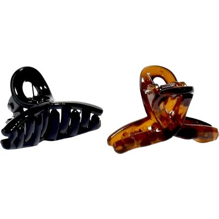 Beter Grapa Negra Mate Xl Trendy Classics 4,5 Cm Pinza para el cabello perfecta para recogidos rápidos y moños 2 uds