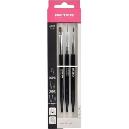 Beter Nail Art Kit Set de pinceles para decorar uñas crea desde los detalles más delicados hasta los diseños más elaborados