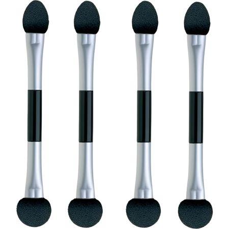 Beter Aplicador De Sombras Doble Espuma 4d Pincel de maquillaje para sombras de ojos obtén una combinación perfecta gracias a sus extremos 4 uds