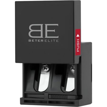 Beter Elite Afilalápices Doble Con Depósito Sacapuntas de doble depósito permite un mantenimiento de calidad de perfiladores y lápices de ojos