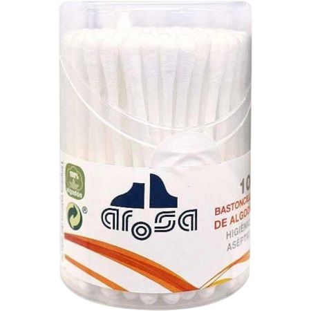 Arosa Bastoncillos De Algodón Bastoncillos de algodón 100% puro 100 uds