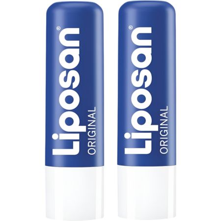 Liposan Original Bálsamo Labial Duplo Precio Especial Bálsamo labial hidratante de textura suave protege tus labios contra la sequedad hasta 24 horas 2 uds