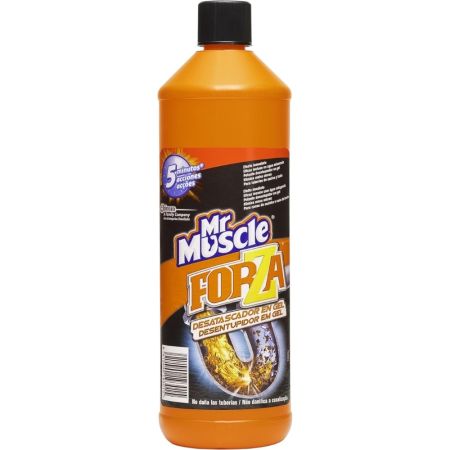 Mr Muscle Forza Desatascador En Gel Desatascador eficaz para tuberías de cocina y baños elimina todo tipo de olores 1000 ml