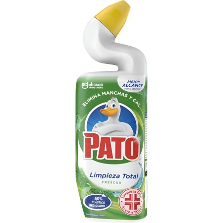 Pato Limpiador Wc Duck Frescor Limpiador wc permite una limpieza total y elimina cal con fresco aroma 750 ml
