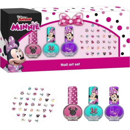 Disney Minnie Nail Art Set Set de uñas infantil para una manicura coqueta