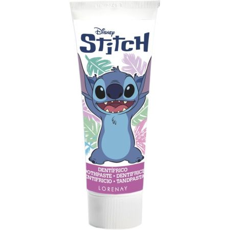 Disney Stitch Dentífrico Pasta de dientes infantil dibuja una gran sonrisa en los niños con sabor a fresa 75 ml