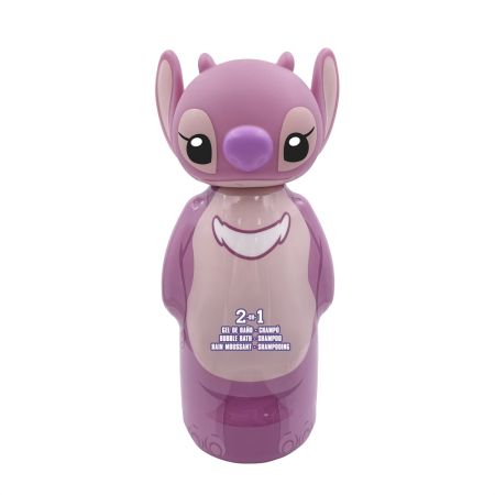 Disney Angel Gel De Baño-Champú 2 En 1 Gel de ducha y champú infantil respeta la hidratación de la piel y del cabello