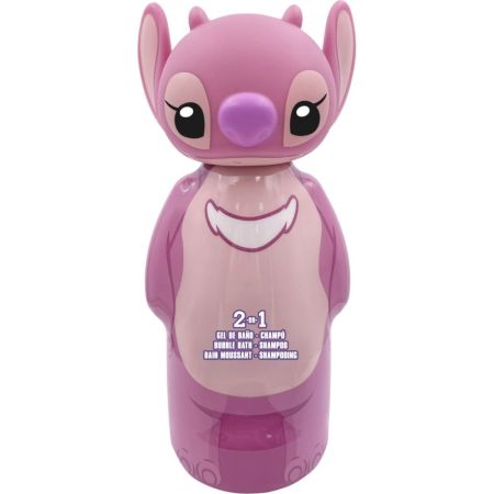 Disney Angel Gel De Baño-Champú 2 En 1 Gel de ducha y champú infantil respeta la hidratación de la piel y del cabello