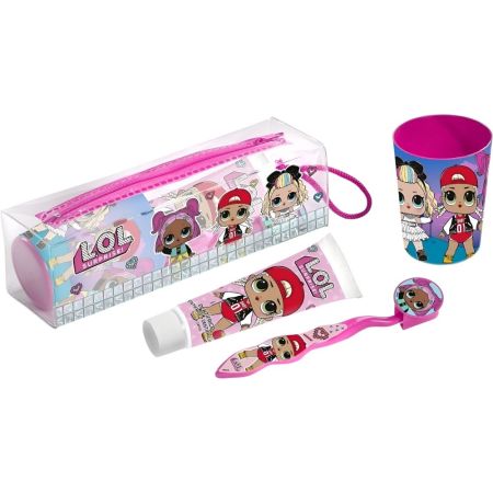Lol Surprise Lol Surprise! Neceser Set de higiene dental infantil con todos los elementos necesarios para mantener tus dientes limpios