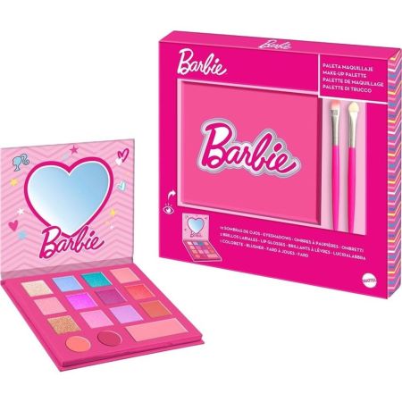 Barbie Paleta Maquillaje Estuche Set de belleza infantil ideal para regalar inspirado en los clásicos de disney
