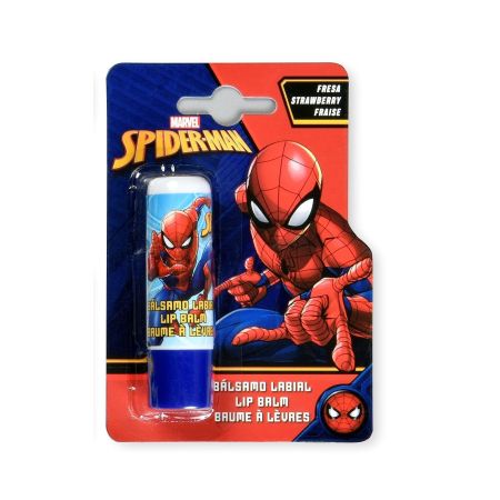 Marvel Spider-Man Lip Balm Bálsamo labial con sabor a fresa cuida la correcta hidratación de los labios