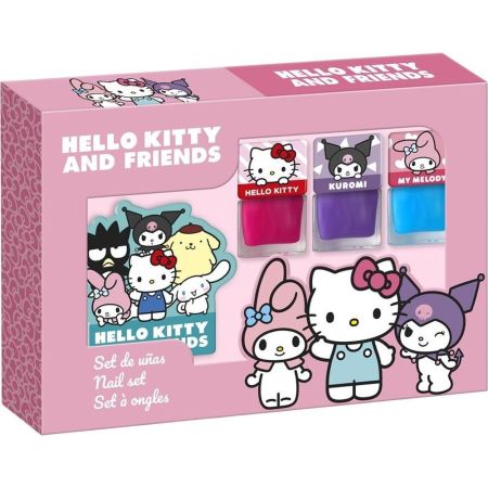 Hello Kitty And Friends Set De Uñas Set de uñas infanil perfecto para que los niños disfruten de momentos creativos